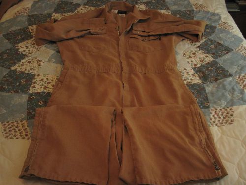 Workrite PBI Gold FRC Coveralls With Zippers In The Legs- 46L - Preowned