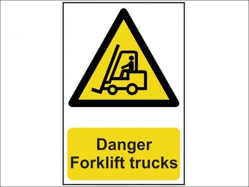 Scan - Danger Forklift Trucks - PVC 200 x 300mm
