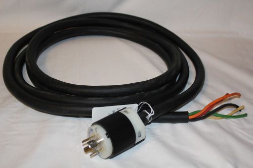 12/5 SOOW-A 600V Wire Cord Cable 13 ft Flex w 20A 120/208V 3ph Y Twist Lock Plug
