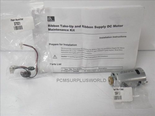 44197-102 Zebra Technologies ribbon supply DC motor maintenance kit (New in Bag)