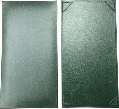 25 Single Panel Menu Covers - 11&#034; x 5.5&#034; in Green