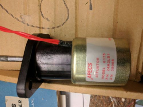 woodward APECS proportional pull solenoid 24V 0175-24A2LS1 3.5lb (15.6N)