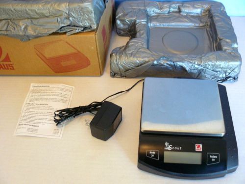 OHAUS ~SCOUT Electronic Portable SCALE SC4010 Balance 400 x 0.1gram-  In Box
