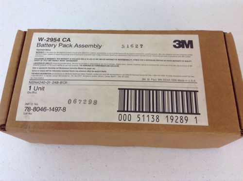 NEW 3M W-2954 CA Battery Pack Assembly for Air Purifying Resperator System
