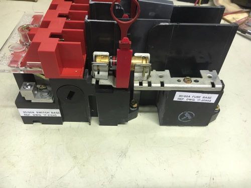 CUTLER HAMMER C361SC LIGHTLY USED 3P 30A FUSIBLE DISC SWITCH SEE PICS #A55