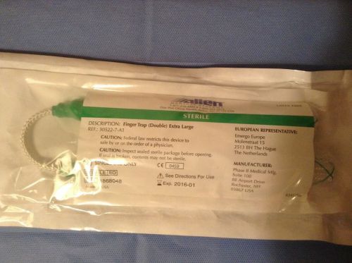 ALLEN FINGER TRAP (DOUBLE)EXTRA LARGE REF 30522-7-A1 NEW STERILE