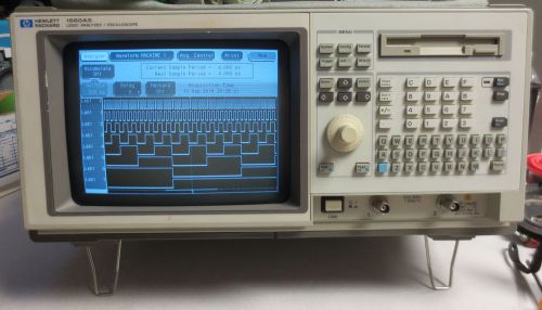 HP / Agilent 1660AS 136-Channel Timing Logic Analyzer / 250 MHz Oscilloscope
