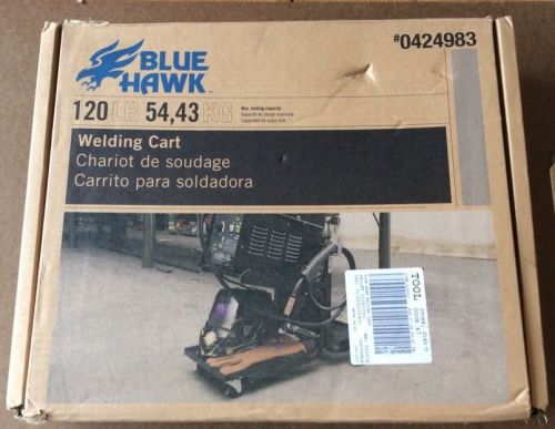 Sealed - NEW  BLUE HAWK Welding Cart  #0424983