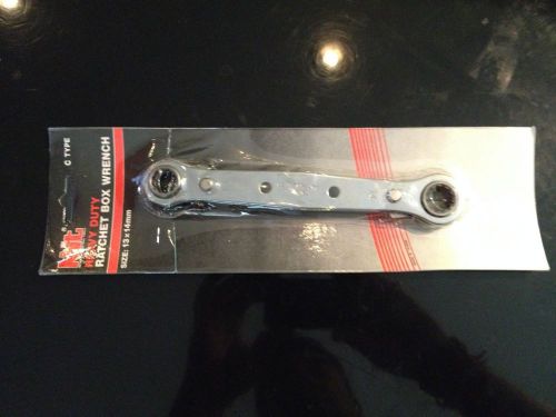 MIT HEAVY DUTY RATCHET BOX WRENCH SIZE 13X14MM C TYPE BRAND NEW PAT NO 16134