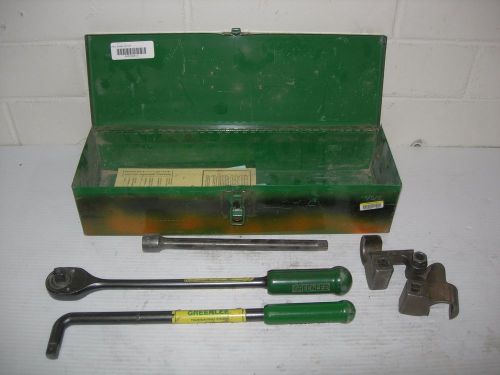 Greenlee 796 ratchet cable bender with metal case for sale
