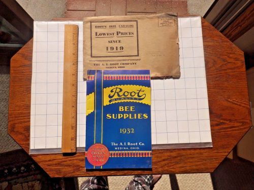 1932 A.I. Root Co.  Bee Supplies Catalog.  50 pages.  Well illustrated. Envelope