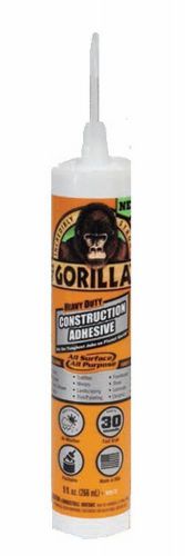 Gorilla glue 8010001 9 oz. heavy duty construction adhesive for sale