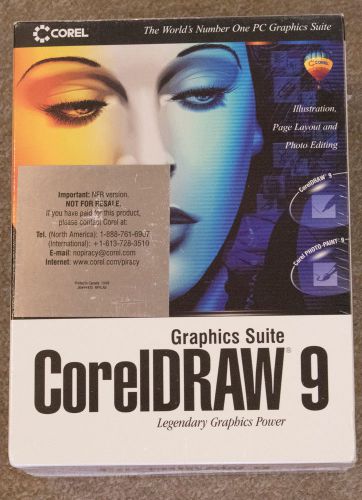 Ghraphics Suite CorelDraw 9 Sealed-with free Corel Gallery Theme Pack Collection