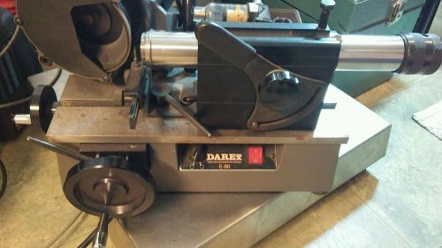Darex E90 End Mill Sharpener with 5C Collets, Air Spindle, New Diamond Wheel