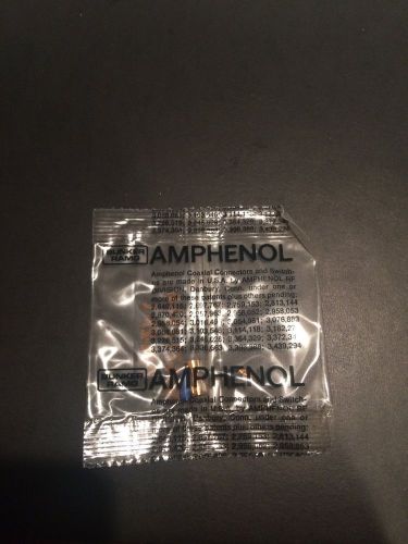 Rf / coaxial plug smb straight crimp - amphenol 27-1 for sale