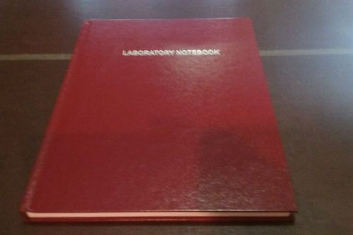Laboratory notebook nalgene 6501-1000 polyethylene cover acid free paper for sale