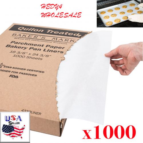 16&#034; x 24&#034; Quilon Parchment Paper Pan Liner 1000 / Case   - FAST Shipping !!