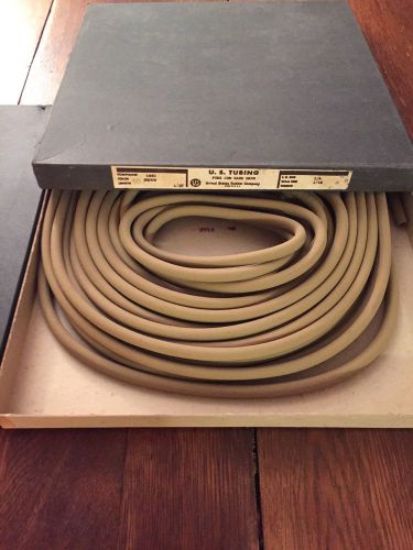 TWO US Rubber Company Pure Gum Tubing 1/4 ID, 1/16 Wall New In Box 100 Feet