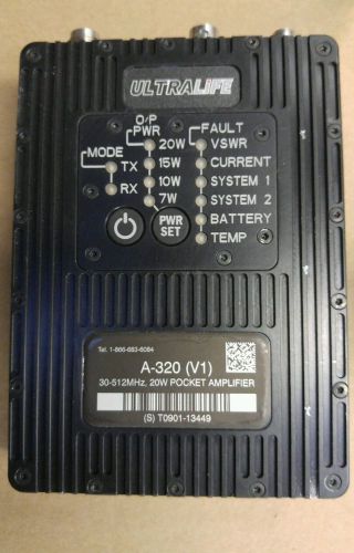 Ultralife AMTI A-320 V1  Pocket Amplifier 20-512 MHz 20W