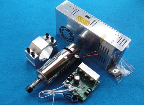 400w ER11 3000-12000RPM DC Brushed spindle motor&amp;Power Supply&amp;MACH3