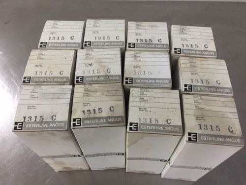 Lot of 12 Esterline Angus 1315C  Chart Roll Recorder Paper