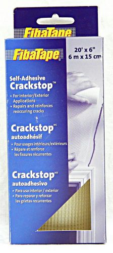 FibaTape Self Adhesive Crack Stop Repair Fabric Drywall 20&#039; X 6&#034;