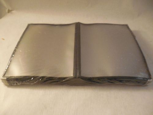 10 8-1/2&#034;x 11&#034; Restaurant Cafe  Menu Cover 2 Page Wipeable Laminate BROWN