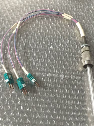 Type R Thermocouple, Process TC, 3 Zone, 87&#034; L, Conax/Tempress