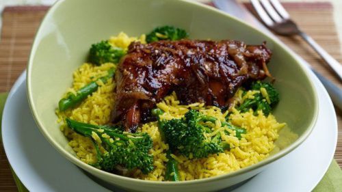 Braised Chicken in Sweet Soy Sauce with Tenderstem Coconut Rice Recipe #46