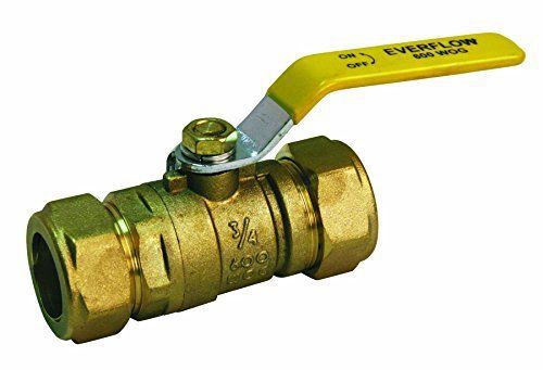 Everflow Supplies 600M034-NL Lead Free Compression Ball Valve 3/4-Inch