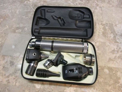 Welch allyn otoscope 20000/ophthalmoscope 97210 set, 3.5v.+ rechargeable battery for sale