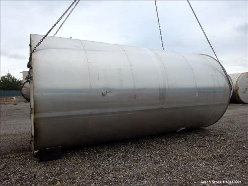 Used- Schick Tank, 8,000 Gallon, Carbon Steel, Vertical. Approximate 120&#034; diamet
