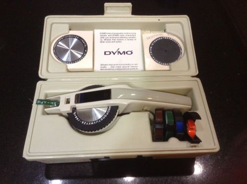 DYMO Deluxe Label Maker (Tapewriter) Kit with Case Extra Tape