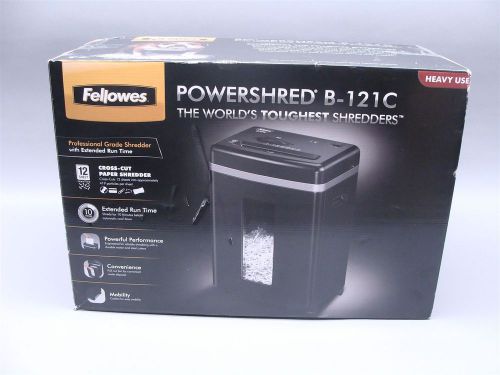 NEW Fellows Powershred B-121C Professional Grade Cross Cut Paper Shredder