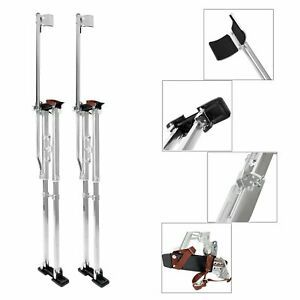 Drywall Stilts 48-64 Inch Aluminum Tool Stilt For Painting Painter Taping Sliver