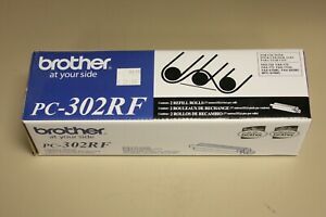 BROTHER PC-302RF; 2 Thermal Transfer Rolls for FAX-750, 775, 775SI, 870MC, 885MC