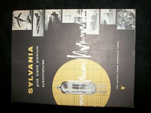 sylvania gold brand premium subminiatures electronic tube catalog radio TV