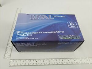 TechNiGlove RV404-XL Rival RV400 Series Disposable Gloves - XL - Blue