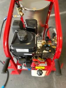 hot water pressure washer, 2700PSI2.5GPM250°F MAX 205cc Vanguard Gas Engine