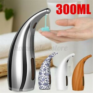 300ml Automatic Soap Dispenser Kitchen Bathroom Shampoo Hand Liquid Dispenser