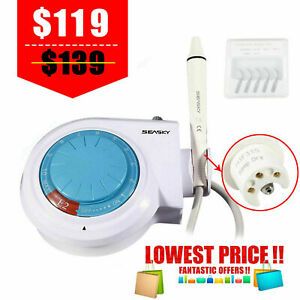 Ultrasonic Piezo Scaler with 6pcs Scaling Tips fit EMS tips U`OZ