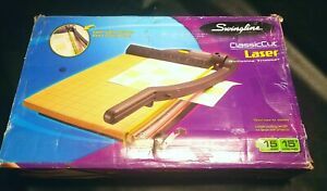 New OB 15&#034; Swingline Classic Cut Laser Guillotine Trimmer 15 Sheet Cut (No Box)