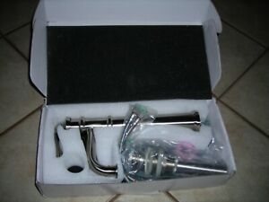 BWE Brushed Nickel Tall 9&#034; Faucet with Pop-Up Drain Assembly NIB