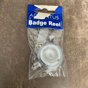NEW (1) Advantus Translucent Clear ID Badge Card Reel 34&#034; Extension AVT75473