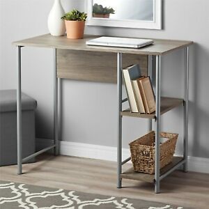 Mainstays Student Desk, Silver And Oak