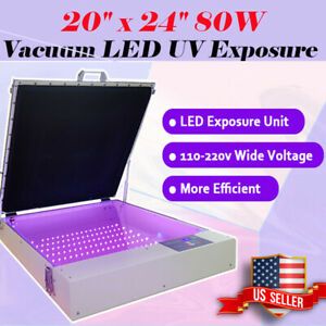 Qomolangma Tabletop Precise 20&#034; x 24&#034; 80W Vacuum LED UV Exposure Unit