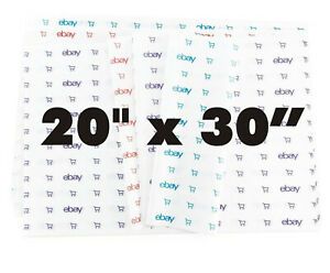Set of 24 eBay Branded Wrapping/Tissue Paper ea sheet 20” x 30” Free Shipping!!!
