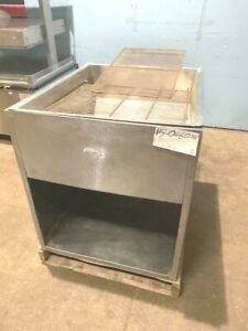 AVALON STAINLESS STEEL 24&#034; x 24&#034; DONUT GLAZING TABLE WITH RACK AND FRYING SCREEN