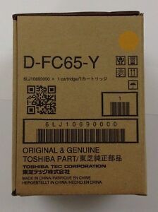 Toshiba DFC65Y Yellow Developer 6LJ10690000 eStudio5540C/5560C/6540C/6550C/6570C