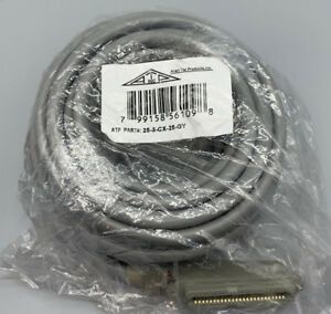 Allen Tel Products 25-3-CX-25-GY Plug In Connector Cable Patch Cord 25 Foot